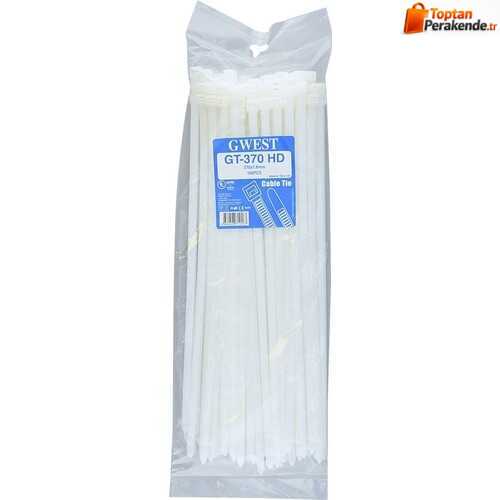 Gwest Gt 370HD 370 x 7,6 mm Beyaz Kablo Bağı